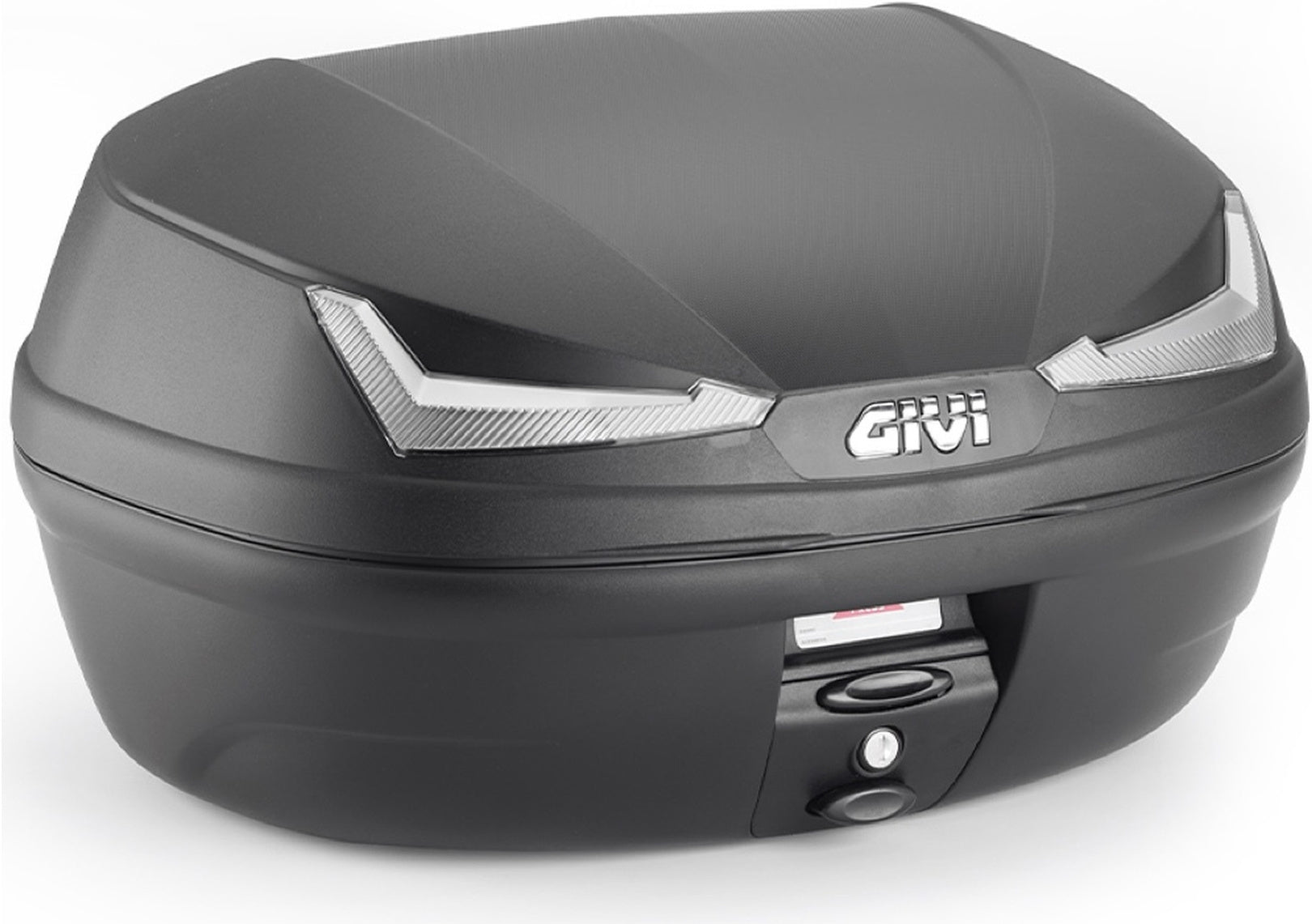 Monolock Simply Iv Black Tech Top Case - 45 Lt Simply Iv Technopolymer - Givi Compatible With Aprilia Shiver 900 Abs (2010-2020)