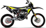Terminale Di Scarico Con Omologazione Suono Sonic Alluminio Nero - Giannelli Compatibile Con Fantic Motor Xe 50 Enduro (2021)