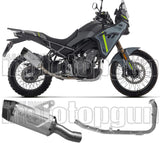 Impianto Di Scarico Completo Non Catalizzato E Con Omologazione Suono Indy-Race Evo Titanio Fondello Carby - Arrow Special Parts Compatibile Con Cfmoto 450 Mt (2025-2026)