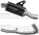 Impianto Di Scarico Completo Non Catalizzato E Con Omologazione Suono Indy-Race Alluminio Nero Fondello Inox - Arrow Special Parts Compatibile Con Bmw R 1300 Rs (2025-2026)