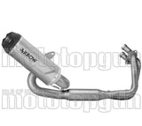 Impianto Di Scarico Completo Non Catalizzato E Con Omologazione Suono Indy-Race Evo Titanio Fondello Carby - Arrow Special Parts Compatibile Con Kawasaki Ninja 650 (2024-2026)