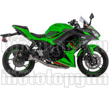 Impianto Di Scarico Completo Non Catalizzato E Con Omologazione Suono Veloce Alluminio Nero Fondello Carby - Arrow Special Parts Compatibile Con Kawasaki Ninja 650 (2024-2026)