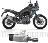 Terminale Di Scarico Con Omologazione Suono Indy-Race Evo Titanio Fondello Carby - Arrow Special Parts Compatibile Con Cfmoto 450 Mt (2025-2026)