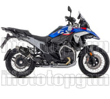 Terminale Di Scarico Con Omologazione Suono Indy-Race Alluminio Nero Fondello Inox - Arrow Special Parts Compatibile Con Bmw R 1300 Rs (2025-2026)