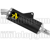 Terminale Di Scarico Con Omologazione Suono Indy-Race Alluminio Nero Fondello Titanio - Arrow Special Parts Compatibile Con Kove Moto Rally 450 (2025)