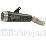Terminale Di Scarico Con Omologazione Suono Pro-Race Nichrom Nero Acciaio - Arrow Special Parts Compatibile Con Honda Nx 500 (2024-2026)