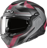 Casco Modulare Per Moto Hjc F100 Advanced Fiberglass Composite Mc8Sf Bios Taglia 06 Xs