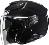 Casco Urban Per Moto Hjc F31 Advanced Fiberglass Nero Metallizzato Taglia 06 Xs