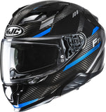 Casco Integrale Per Moto Hjc F71 Carbon Carbon Fiber Mc2 Esira Taglia 07 S