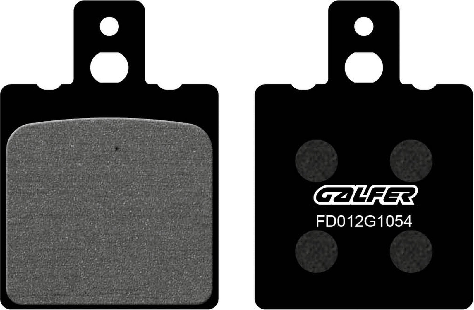 Rear Semi-Metal Brake Pads - Galfer Compatible With Accossato Ce 50 (1987)