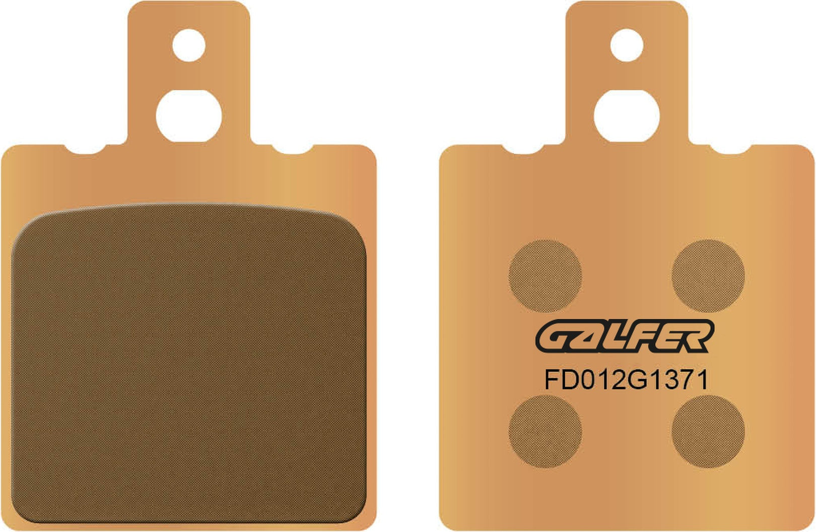 Front Sintered Street Brake Pads - Galfer Compatible With Accossato Enduro 50 (1989)