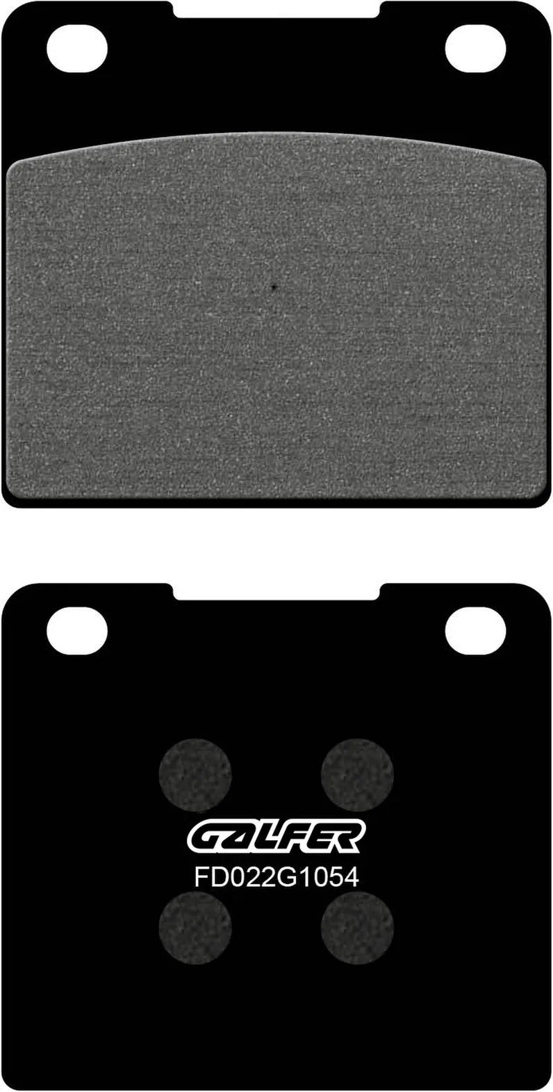 Rear Semi-Metal Brake Pads - Galfer Compatible With Suzuki Vs 1400 Intruder (1987-1991)
