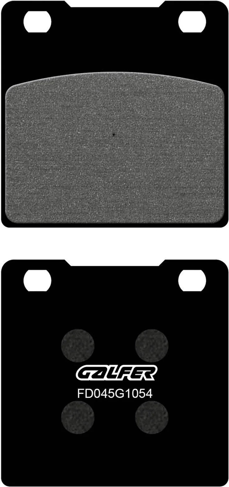 Rear Semi-Metal Brake Pads - Galfer Compatible With Suzuki Wolf 250 (1988)