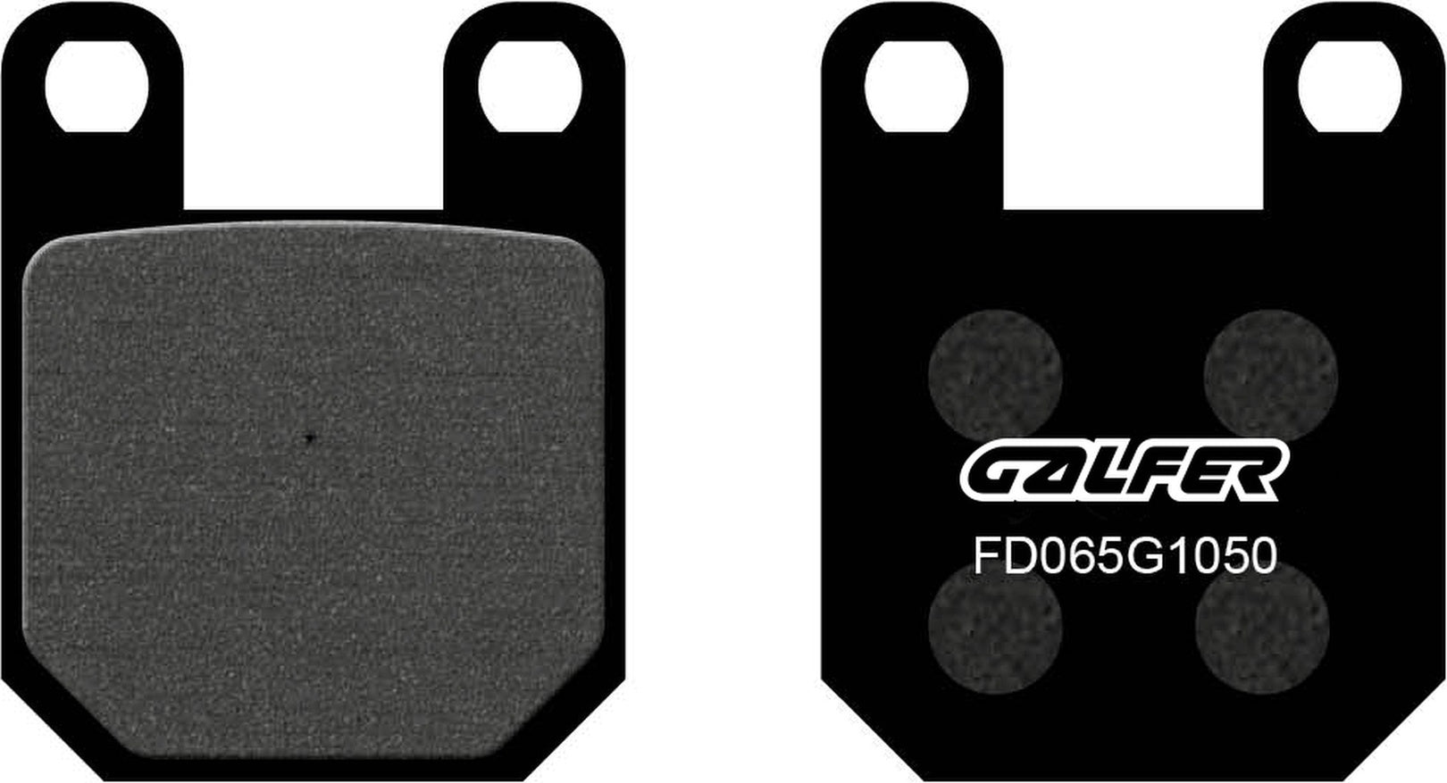 Rear Scooter Brake Pads - Galfer Compatible With Ch Racing Wxe 125 Enduro (2005)