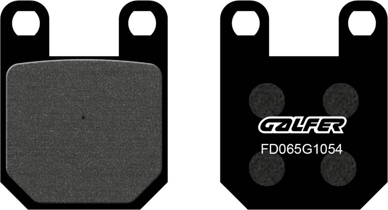 Front Semi-Metal Brake Pads - Galfer Compatible With Clipic Minj 200 (2006)