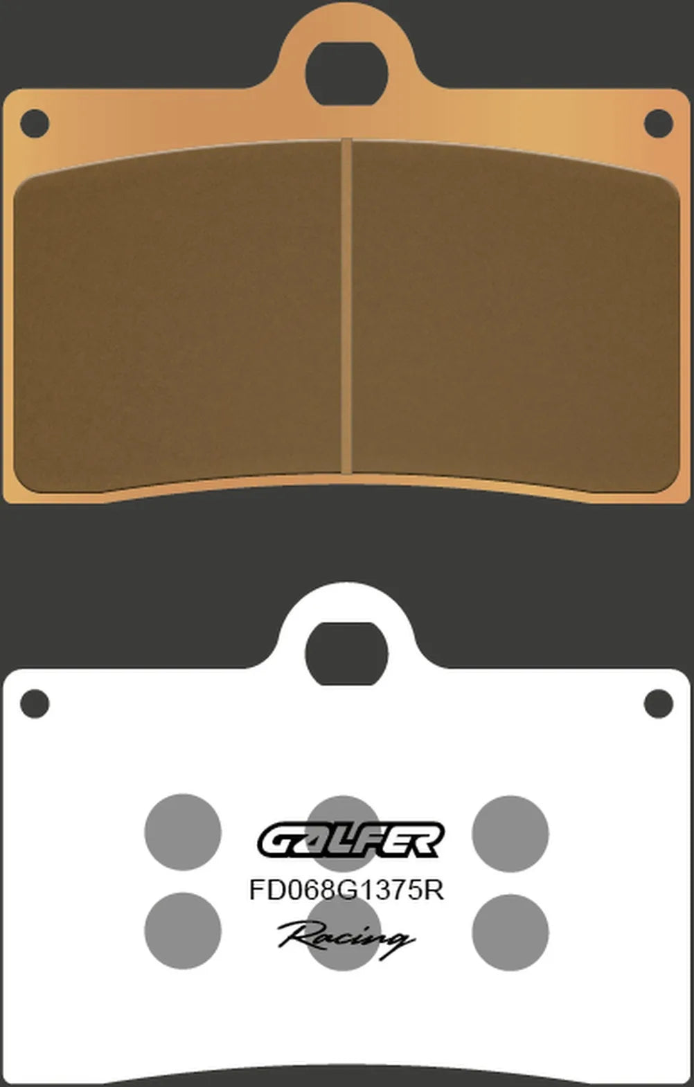 Front Sintered Sport Racing Brake Pads - Galfer Compatible With Sachs Roadster S-805 800 (2003)