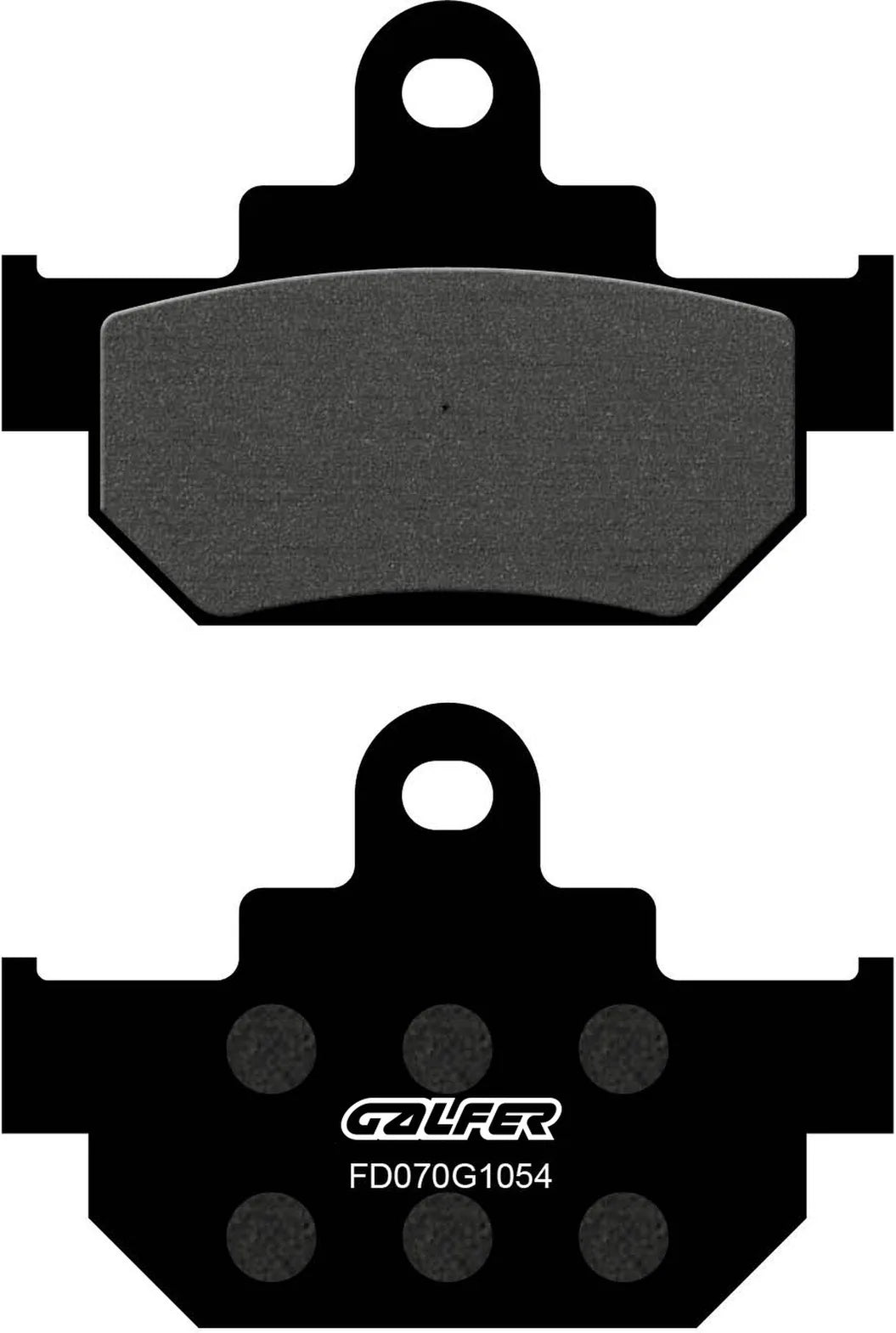 Front Semi-Metal Brake Pads - Galfer Compatible With Maico Gm Gp 500 Star Cross E (1987)