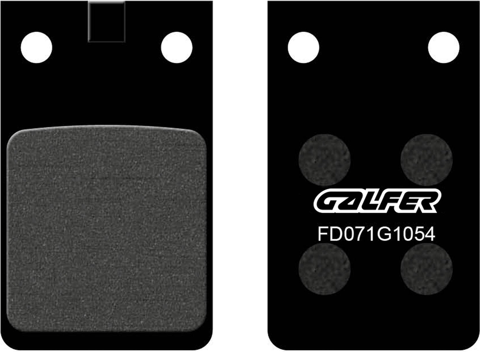 Front Semi-Metal Brake Pads - Galfer Compatible With Atala Master 4 50 (1994)