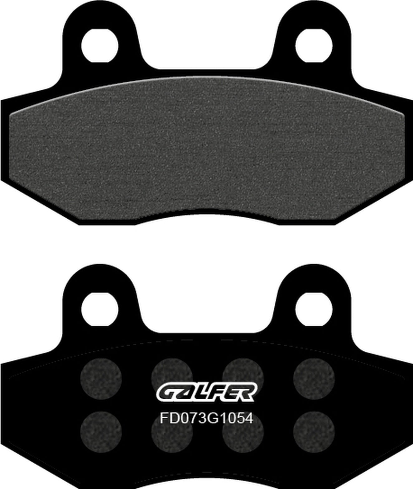 Front Semi-Metal Brake Pads - Galfer Compatible With Goes G 125 X (2009-2017)