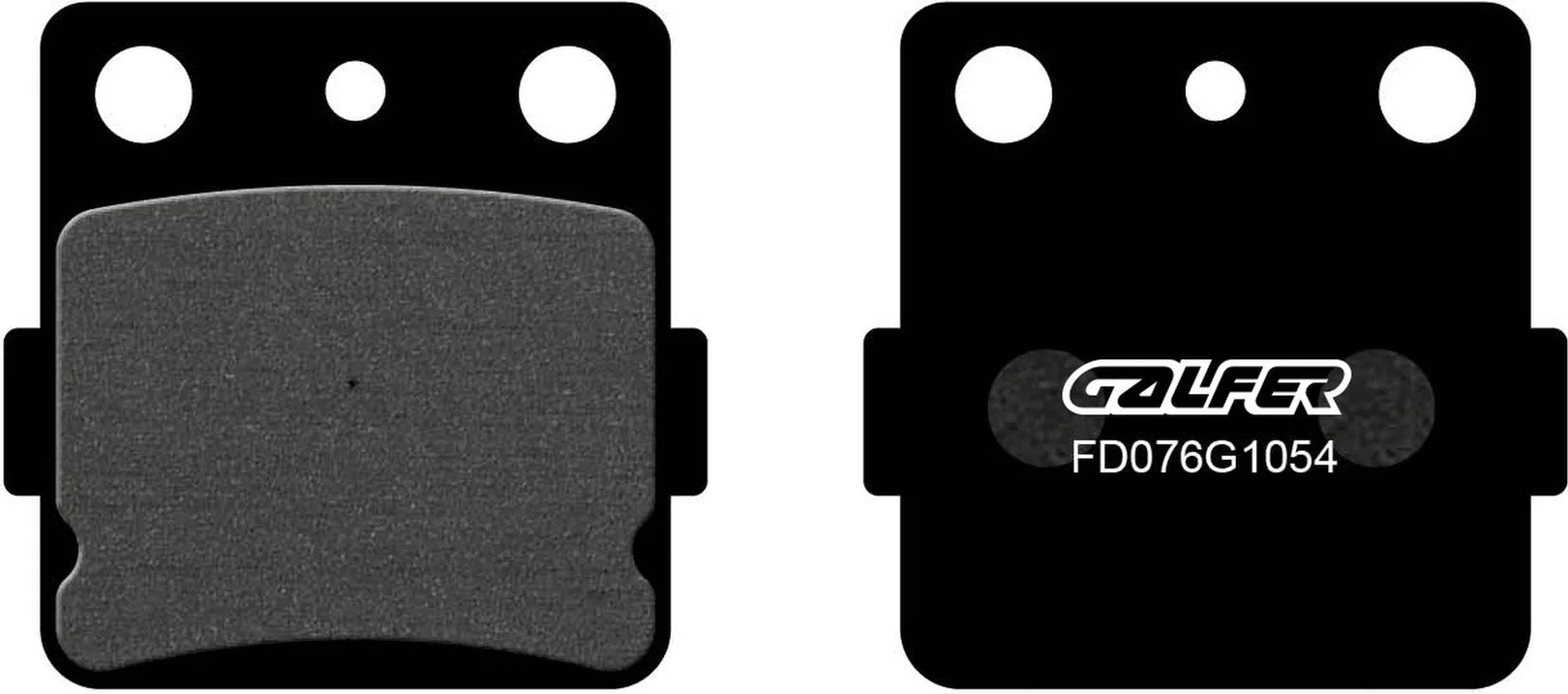 Front Semi-Metal Brake Pads - Galfer Compatible With Jialing Jh 125 G (1999-2006)