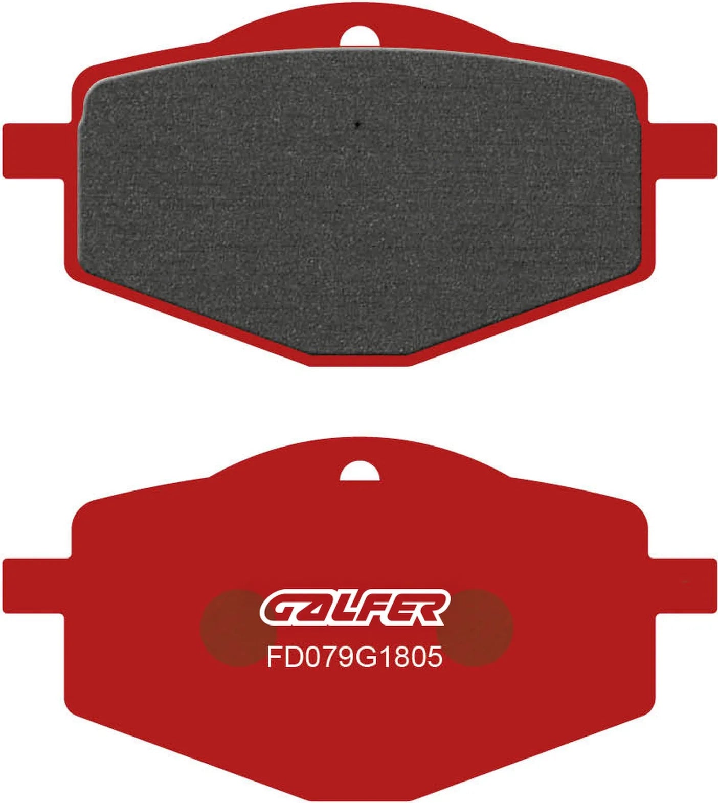 Front Semi-Metal Trial Top Brake Pads - Galfer Compatible With Sachs Bee 50 (2008)