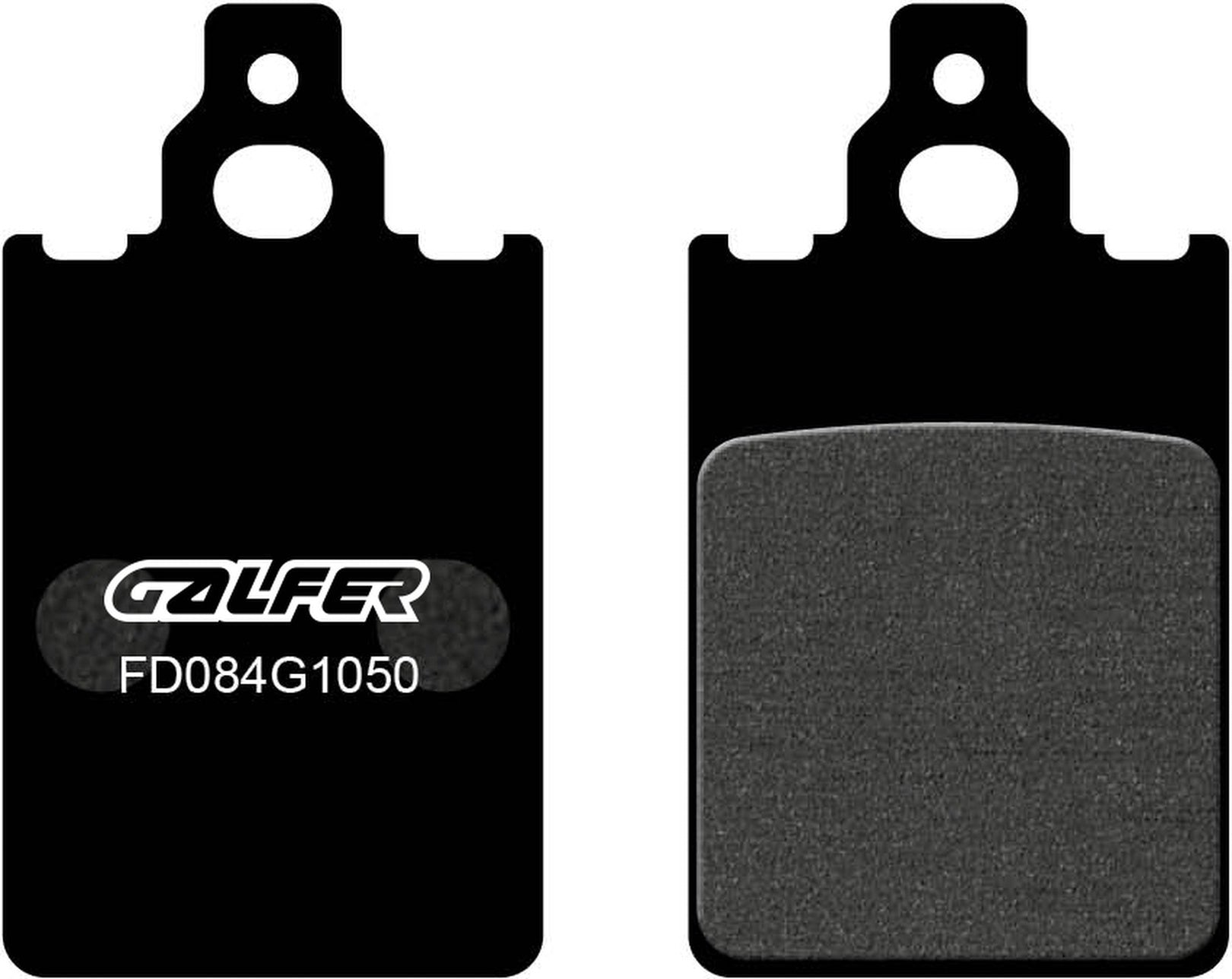 Rear Scooter Brake Pads - Galfer Compatible With Accossato Kr 80 (1989)