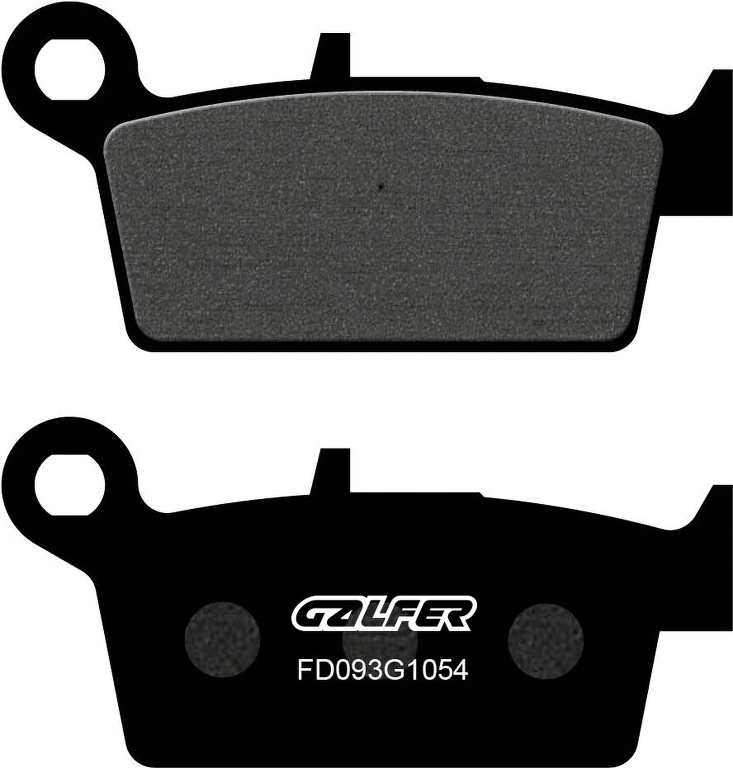 Rear Semi-Metal Brake Pads - Galfer Compatible With Ajp Pr 5 Supermoto 250 (2011)