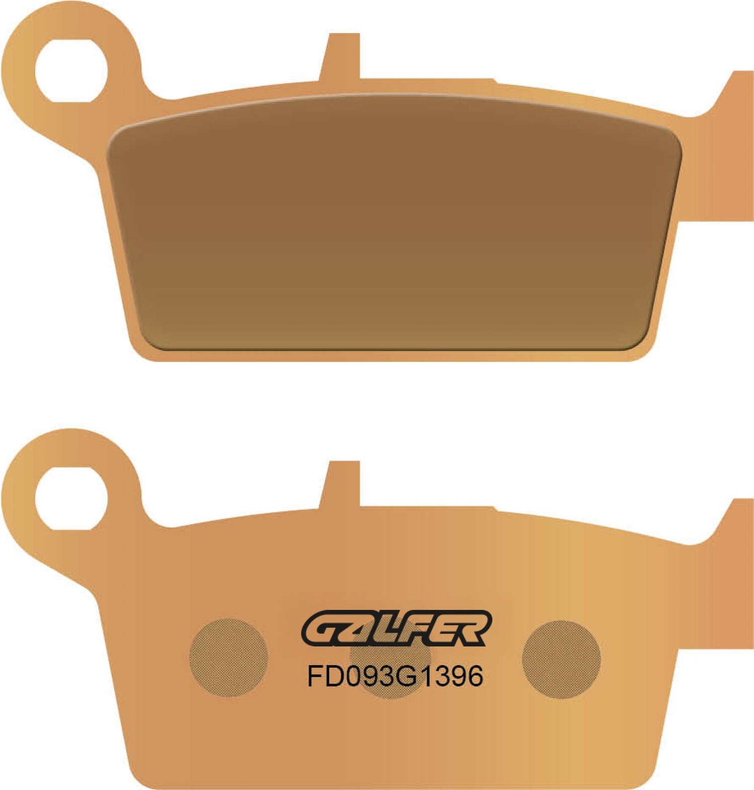Rear Sintered Off-Road Brake Pads - Galfer Compatible With Ajp Pr 5 Enduro 250 (2011)