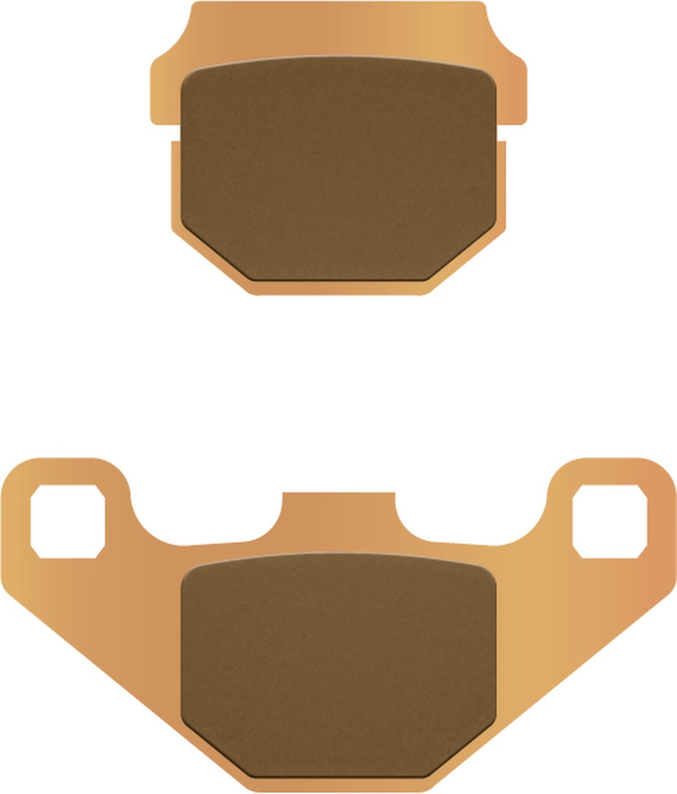 Rear Sintered Scooter Brake Pads - Galfer Compatible With Adly Thunder 125 Bike (2006)