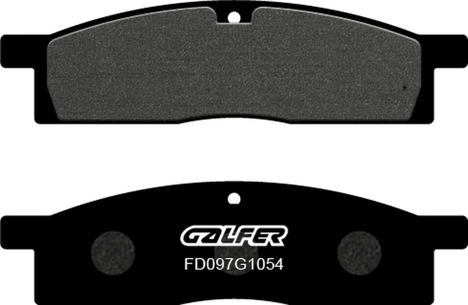 Front Semi-Metal Brake Pads - Galfer Compatible With Jincheng Jc 150 Y (2005)