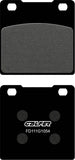Rear Semi-Metal Brake Pads - Galfer Compatible With Kawasaki Zrx 1200 S (2002-2003)