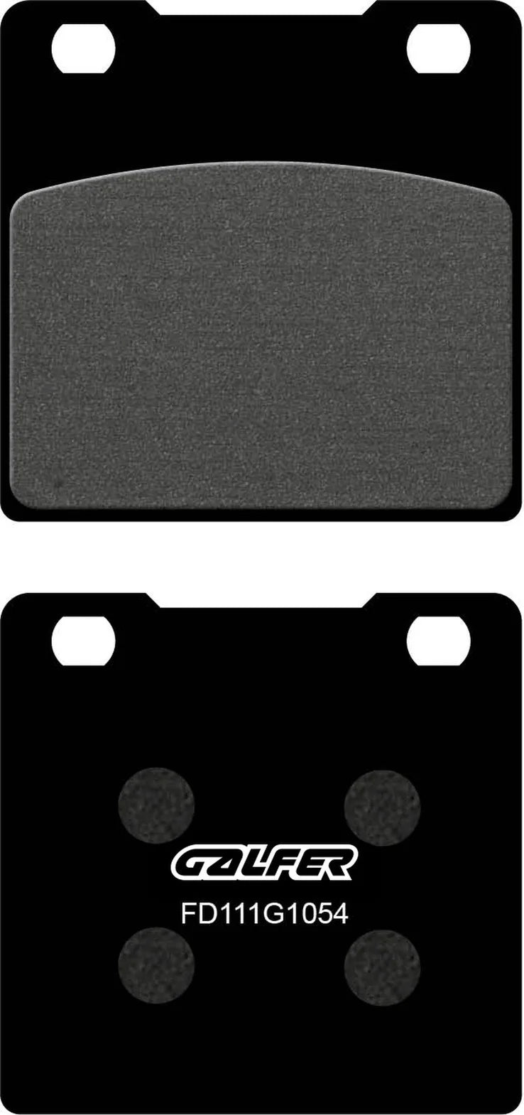 Rear Semi-Metal Brake Pads - Galfer Compatible With Suzuki Tl 1000 S (1997)