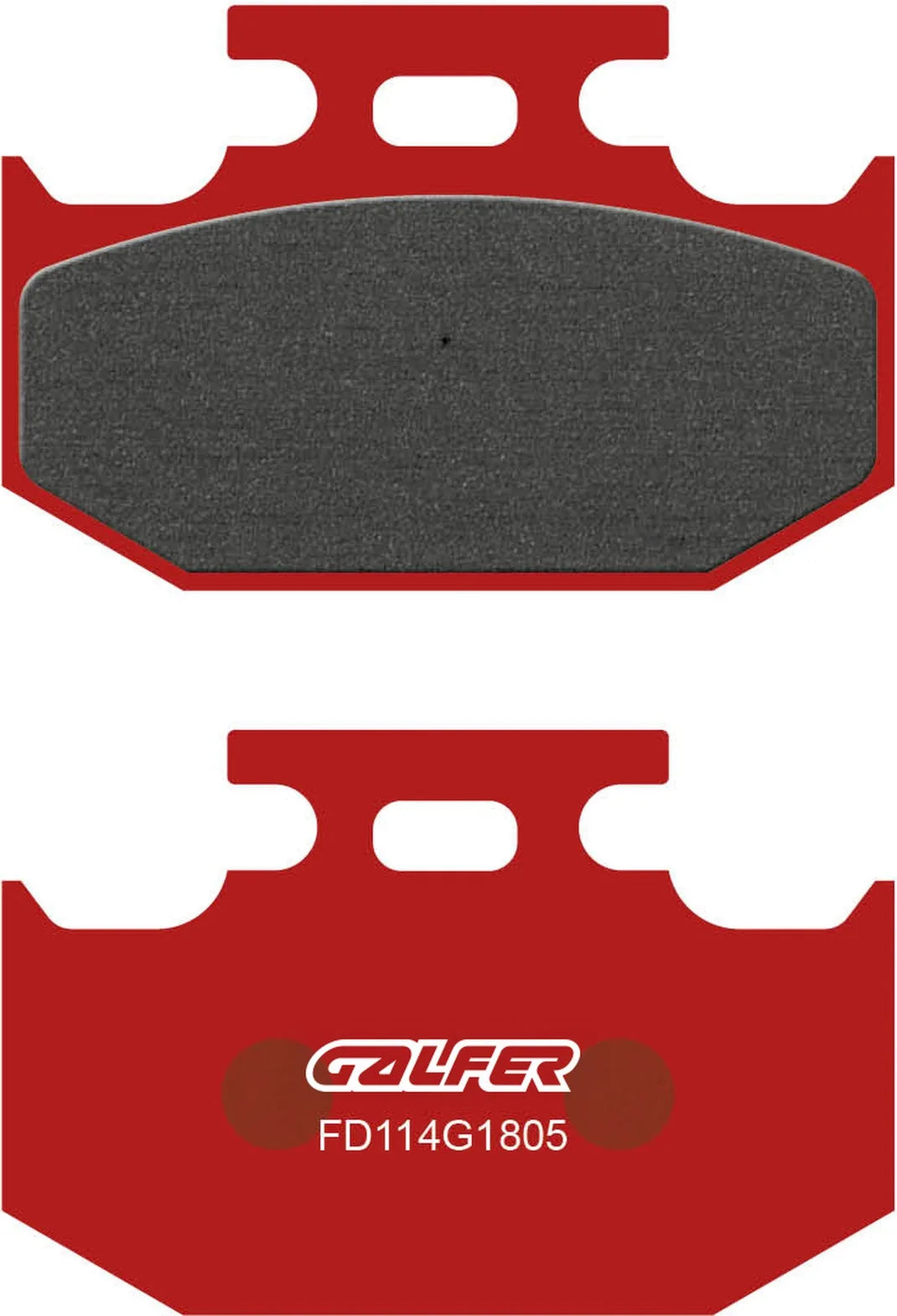 Rear Semi-Metal Trial Top Brake Pads - Galfer Compatible With Kawasaki Klx 250 R (1992)