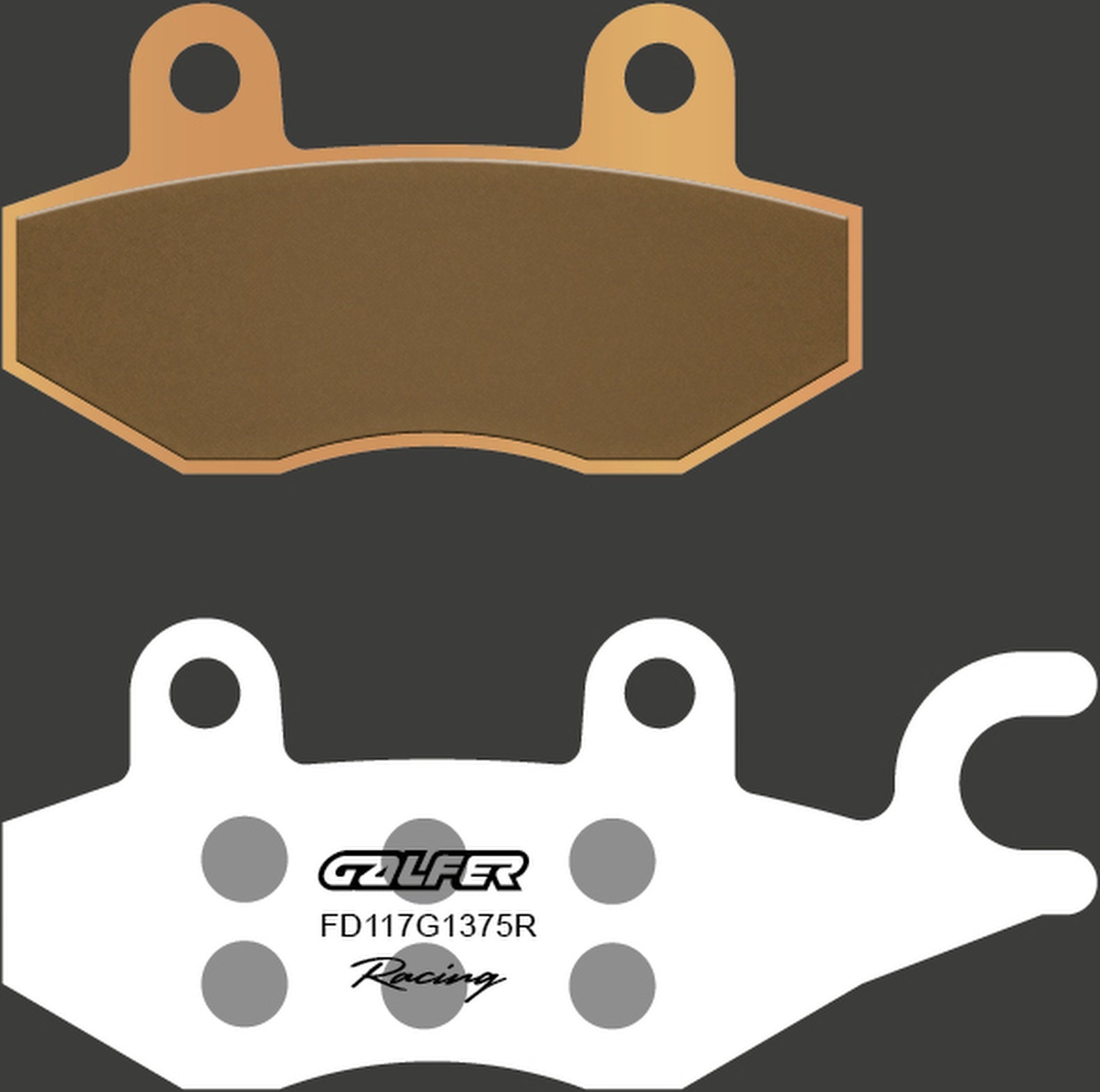 Rear Sintered Sport Racing Brake Pads - Galfer Compatible With Blaney Xl 200 Trooper (2003)