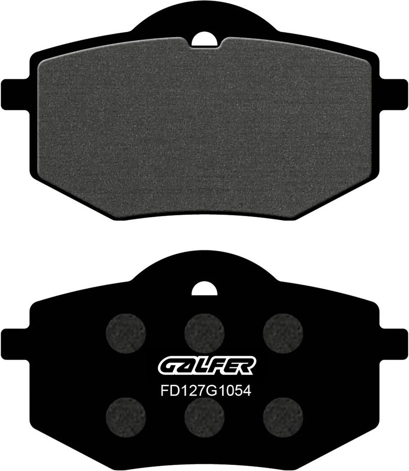 Front Semi-Metal Brake Pads - Galfer Compatible With Yamaha Xv 400 Virago (1988)