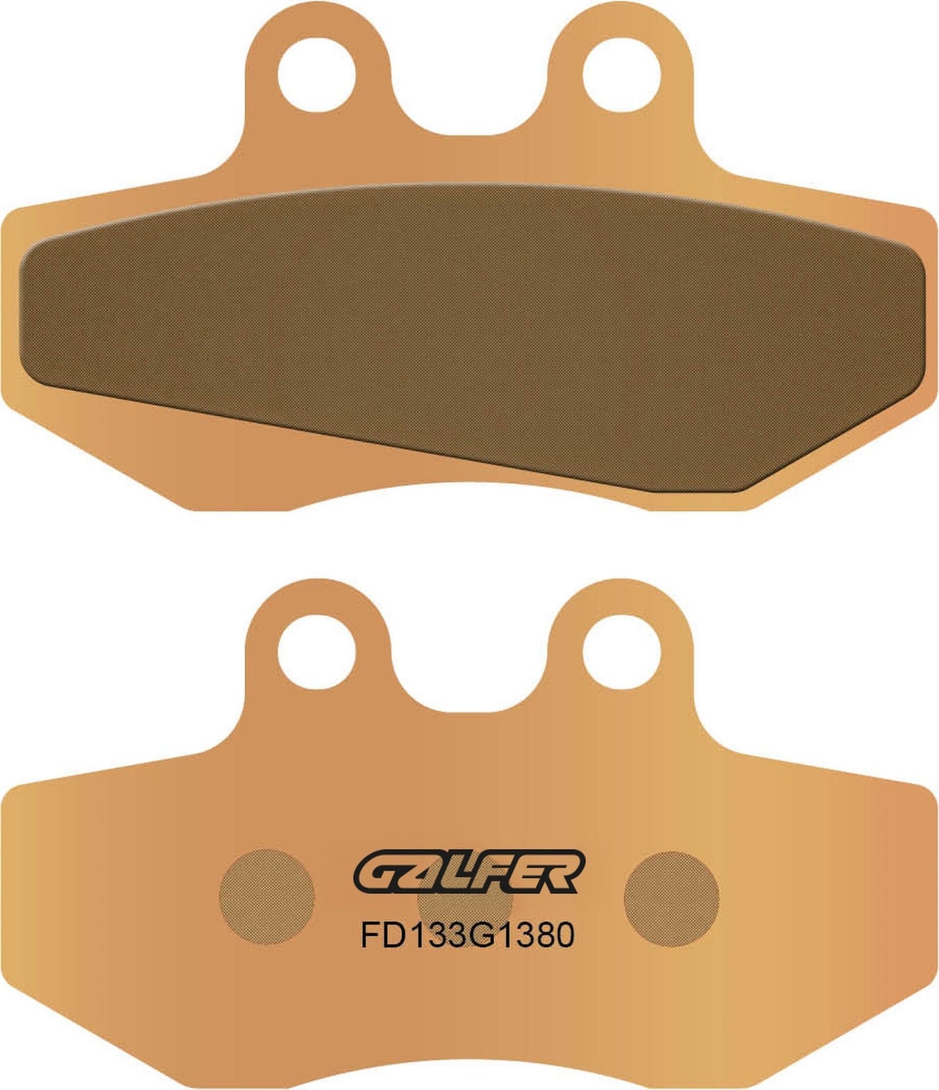 Front Sintered Scooter Brake Pads - Galfer Compatible With Ch Racing Wsm 50 Motard (2005)