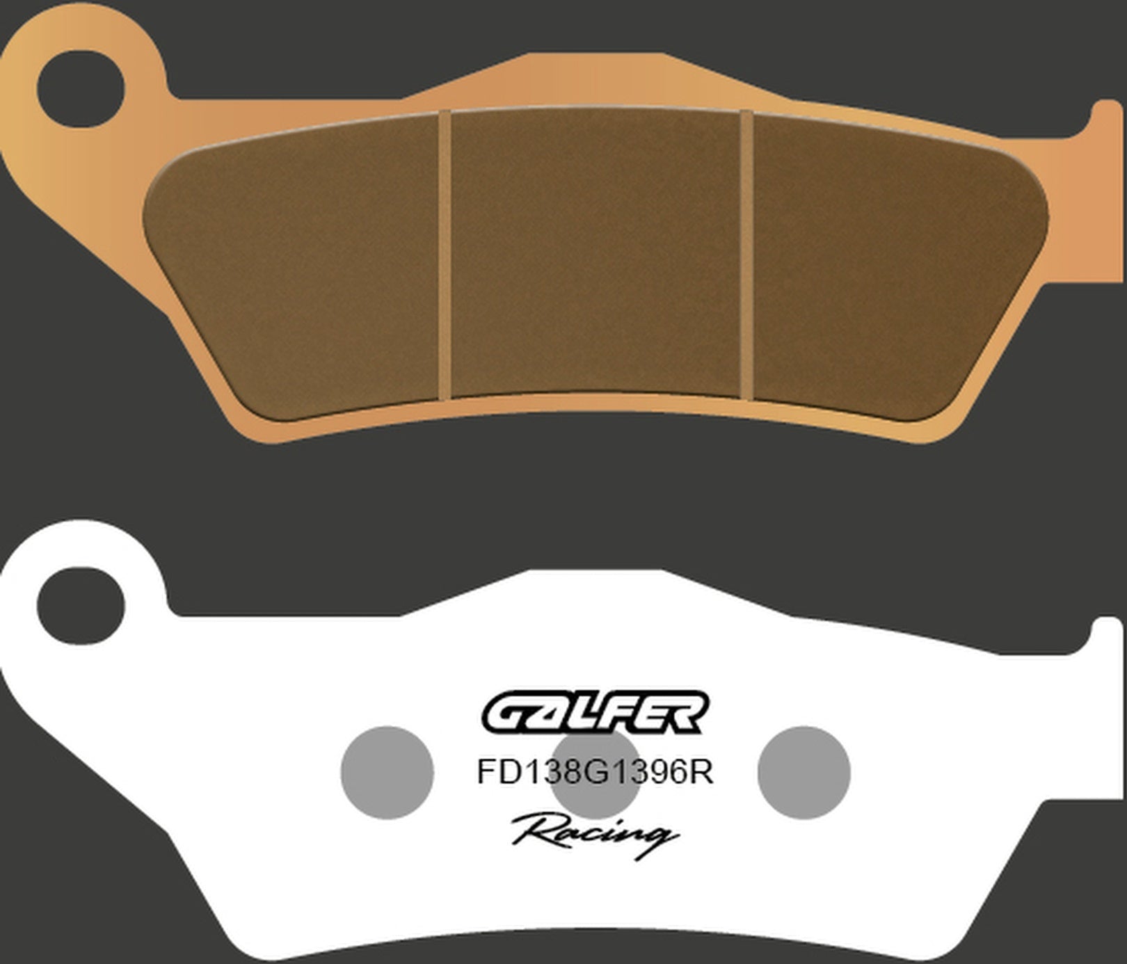 Front Sintered Racing Off-Road Brake Pads - Galfer Compatible With Ajp Pr 7 Adventure 600 (2024)