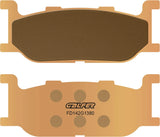 Front Sintered Scooter Brake Pads - Galfer Compatible With Yamaha Sp 400 Magesty (2004)