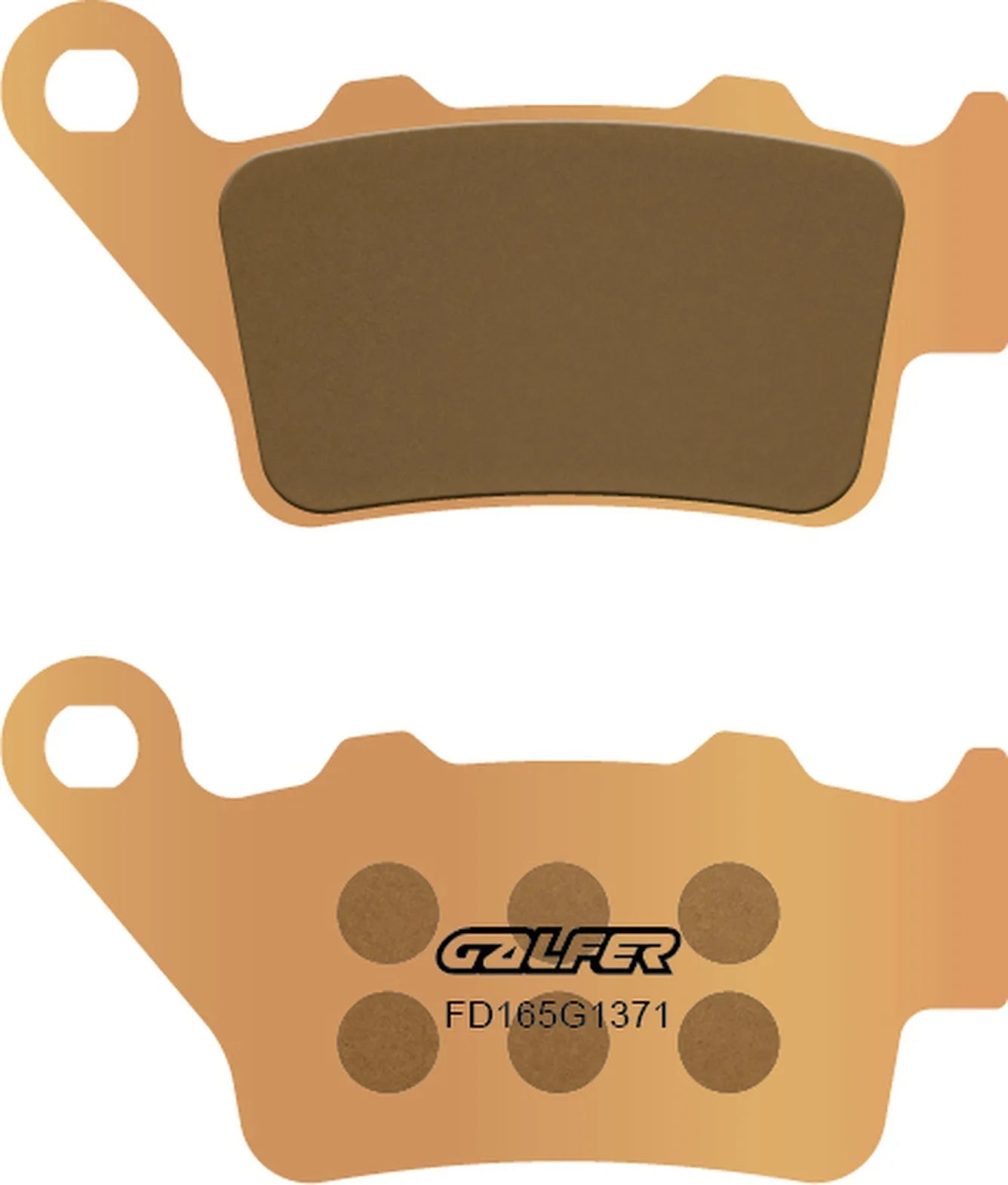 Rear Sintered Street Brake Pads - Galfer Compatible With Macbor Rockster 410 400 (2024)