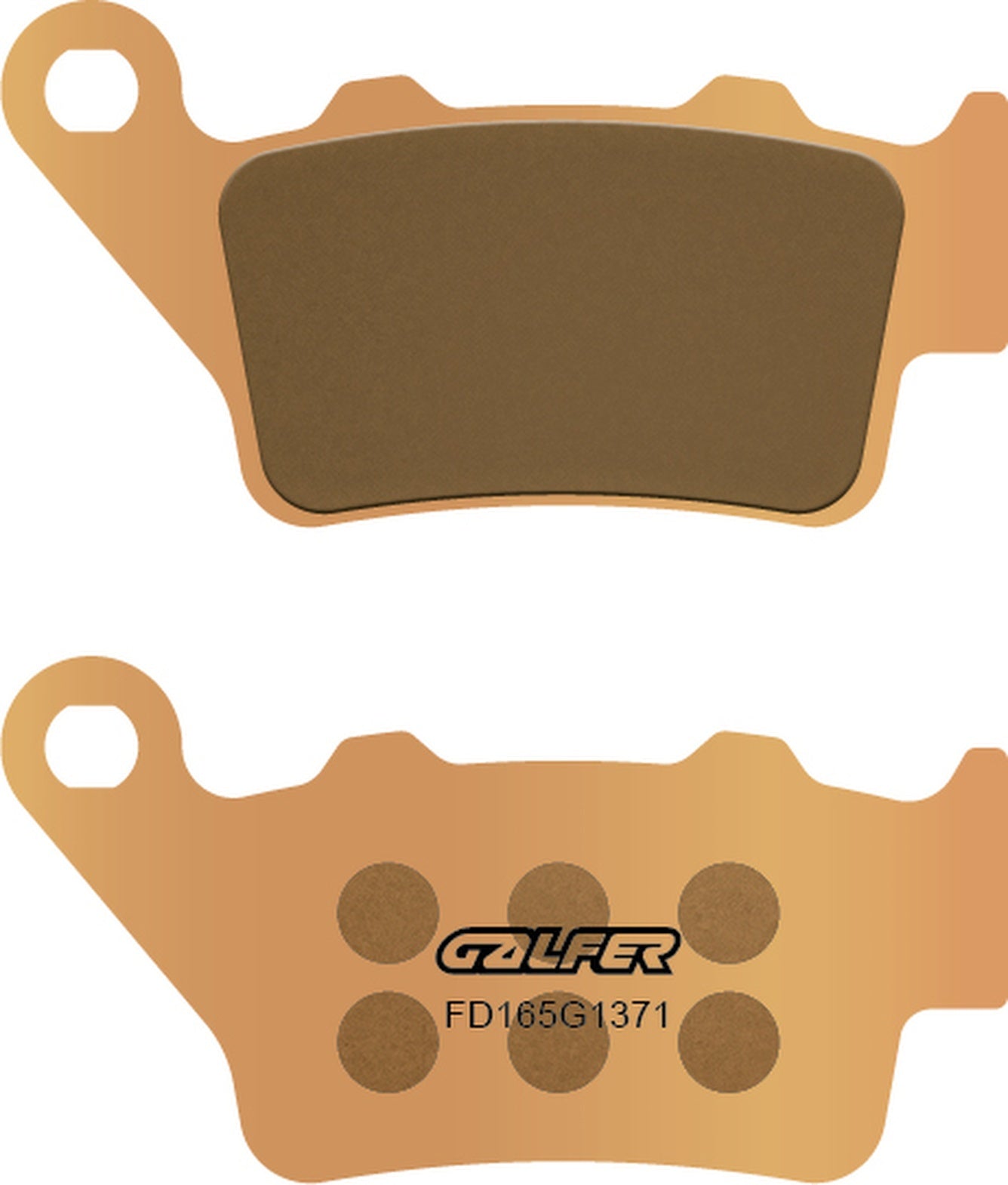 Rear Sintered Street Brake Pads - Galfer Compatible With Bajaj Pulsar 200 Ns (2017)
