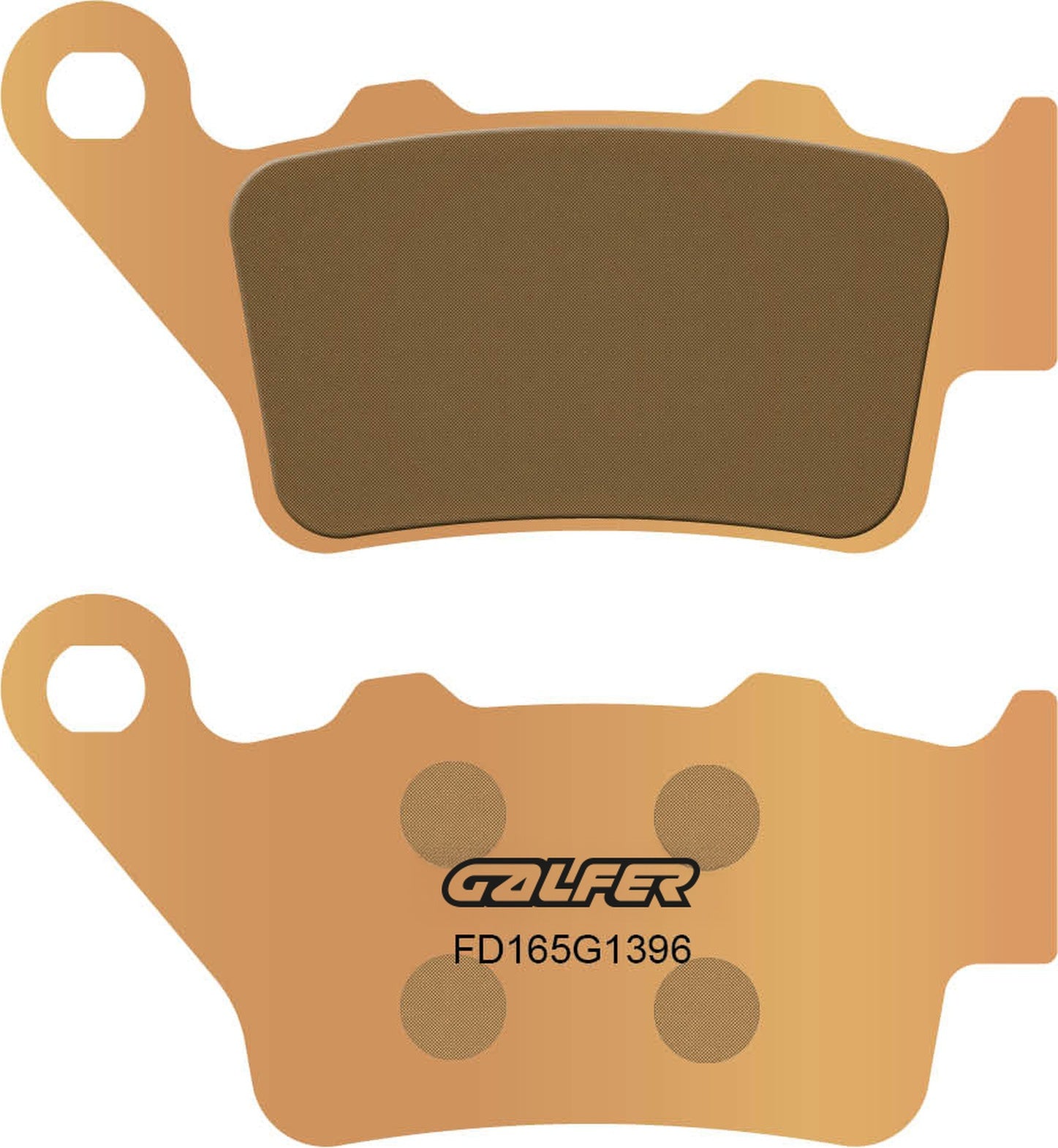 Rear Sintered Off-Road Brake Pads - Galfer Compatible With Bajaj Pulsar 200 Adventure (2015)