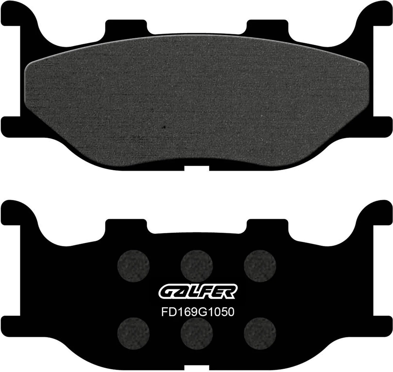 Front Scooter Brake Pads - Galfer Compatible With Italjet Jupiter 250 (2002)