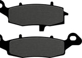 Front Semi-Metal Brake Pads - Galfer Compatible With Kawasaki Klr 650 C1 - C2 (1995-2007)