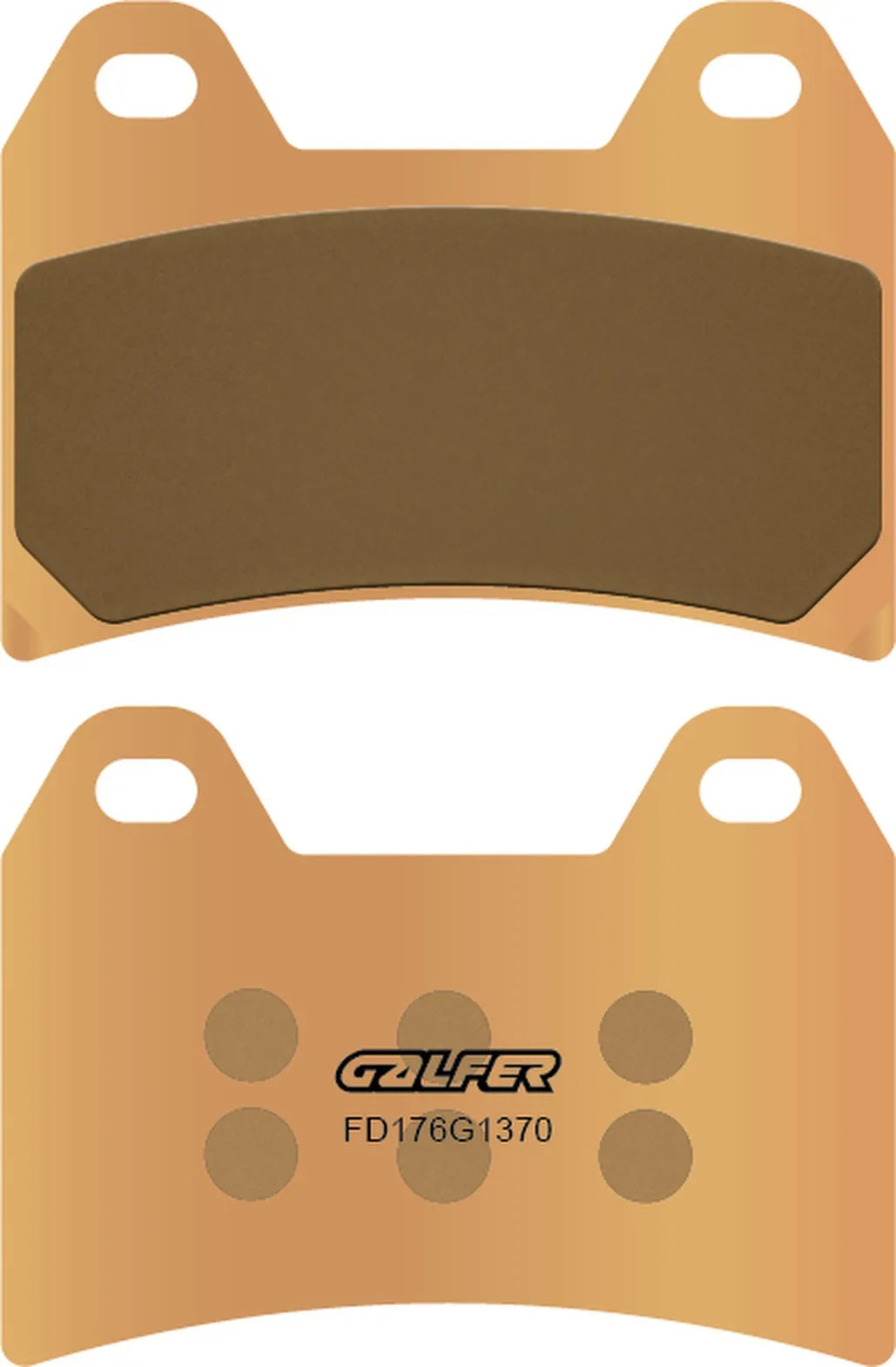 Front Sintered Street Brake Pads - Galfer Compatible With Voxan Café Racer 1000 (1999)
