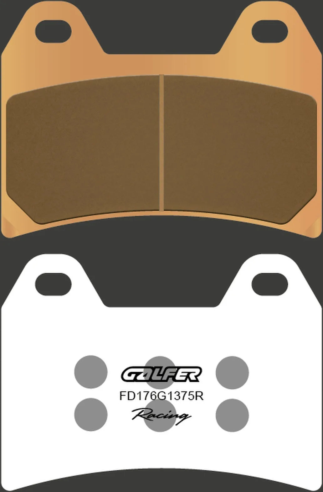 Front Sintered Sport Racing Brake Pads - Galfer Compatible With Voxan Scrambler 1000