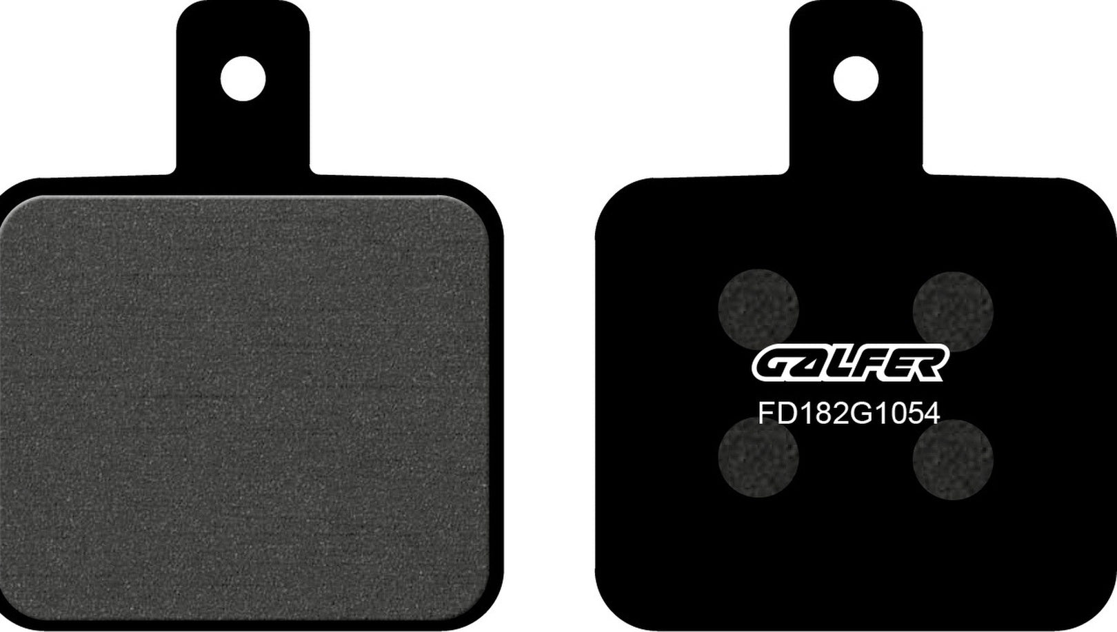 Rear Semi-Metal Brake Pads - Galfer Compatible With Arctic Cat Snow Zl 440 (1997)