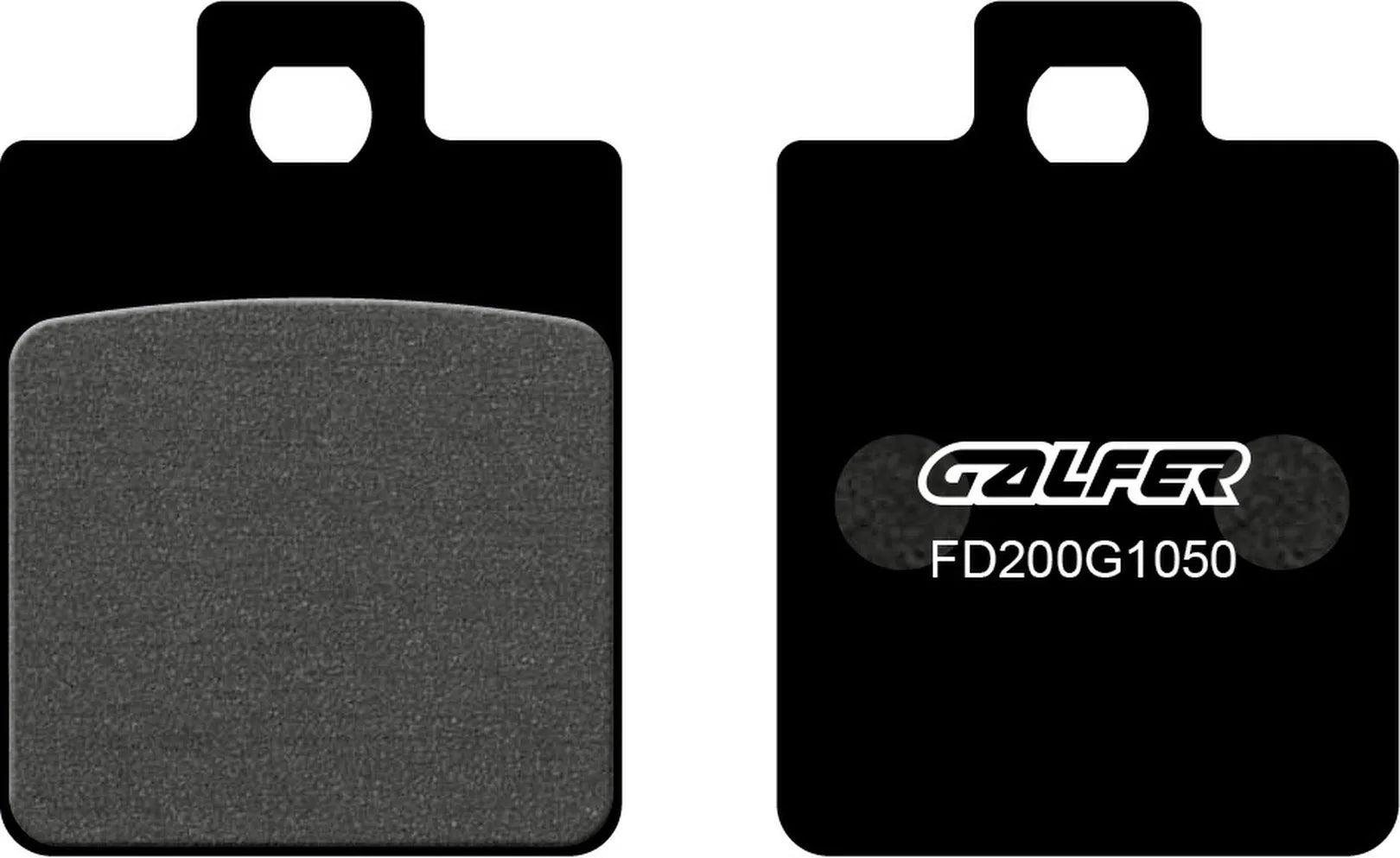 Front Scooter Brake Pads - Galfer Compatible With Metrakit Mini Gp Sp 70 (2008)