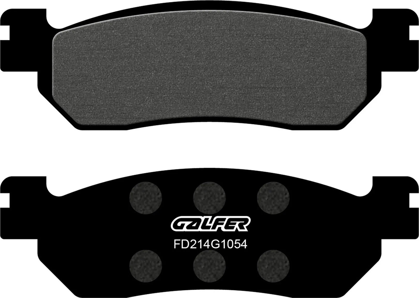 Rear Semi-Metal Brake Pads - Galfer Compatible With Italjet Jupiter 250 (2002)