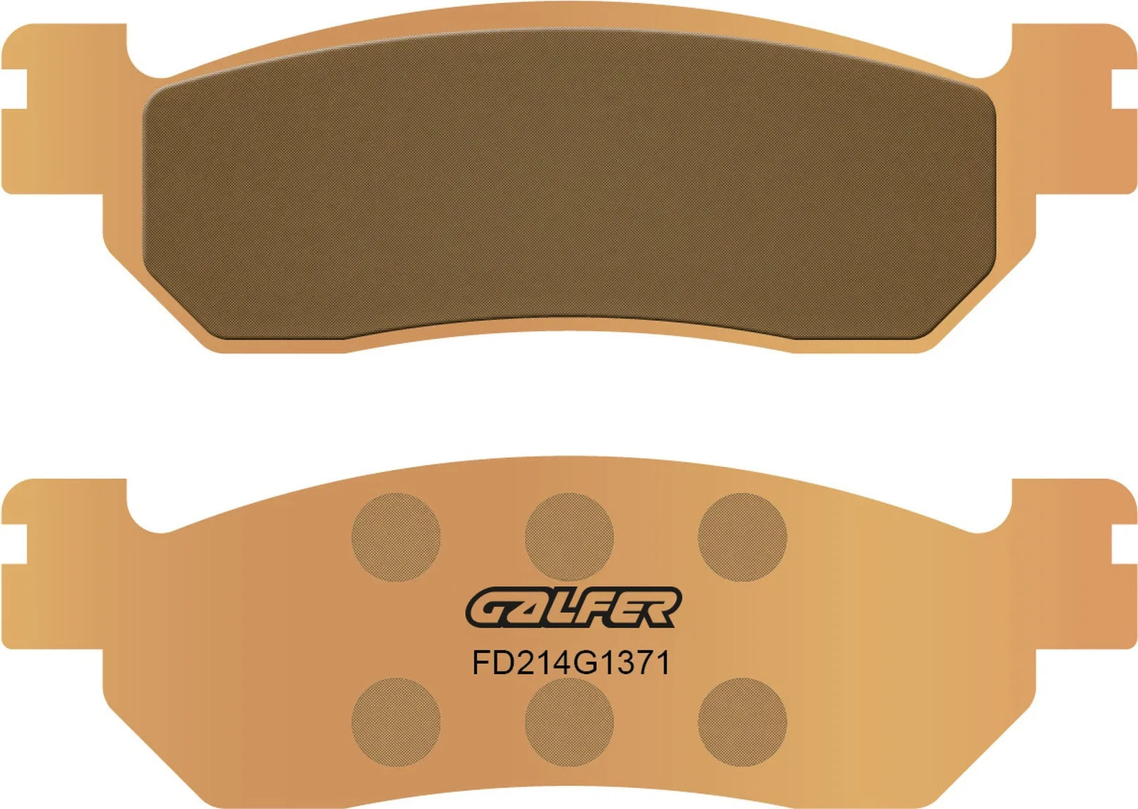 Rear Sintered Street Brake Pads - Galfer Compatible With Italjet Jupiter 250 (2002)