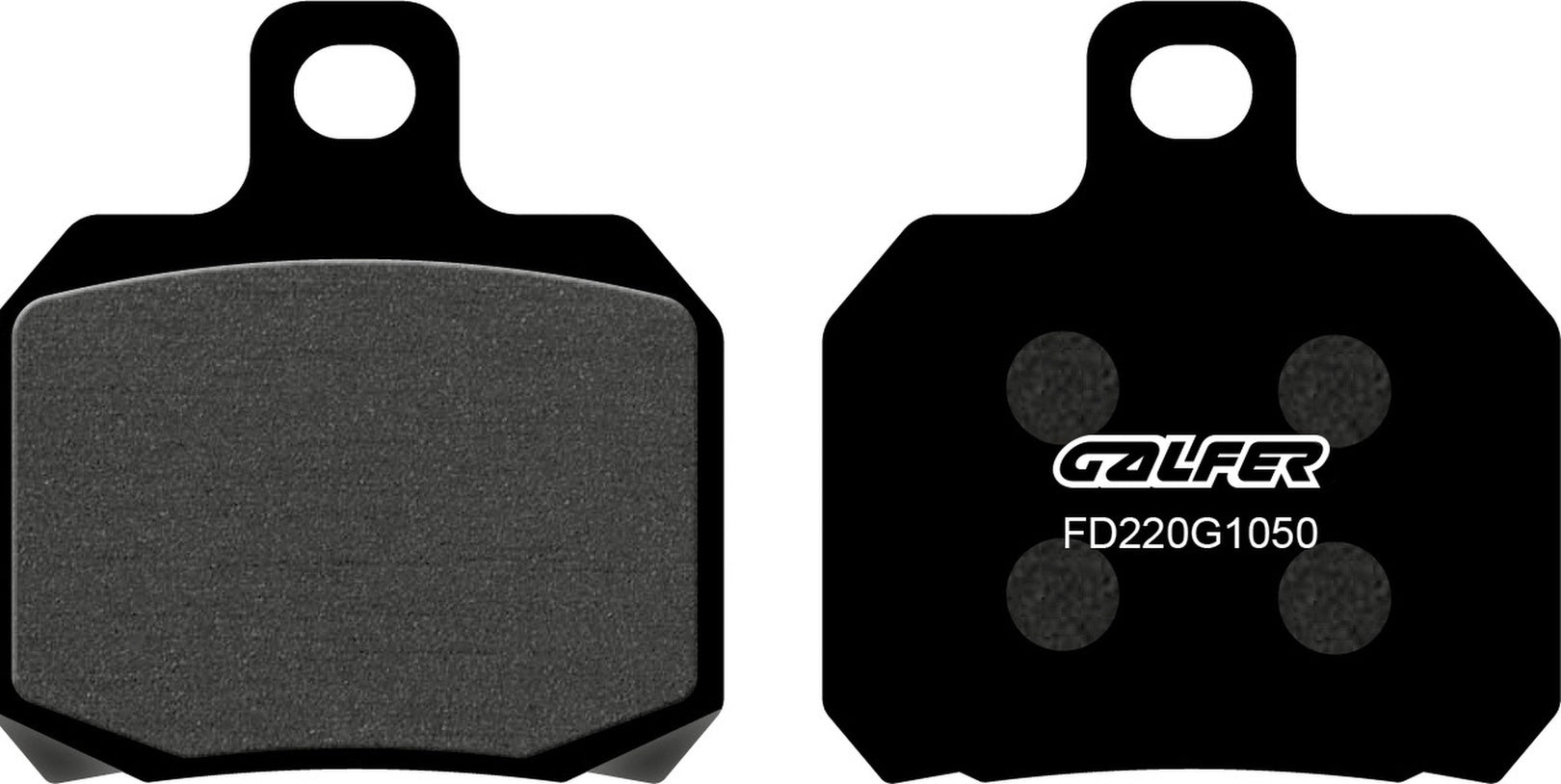 Front Scooter Brake Pads - Galfer Compatible With Adiva Ad 250 (2009)